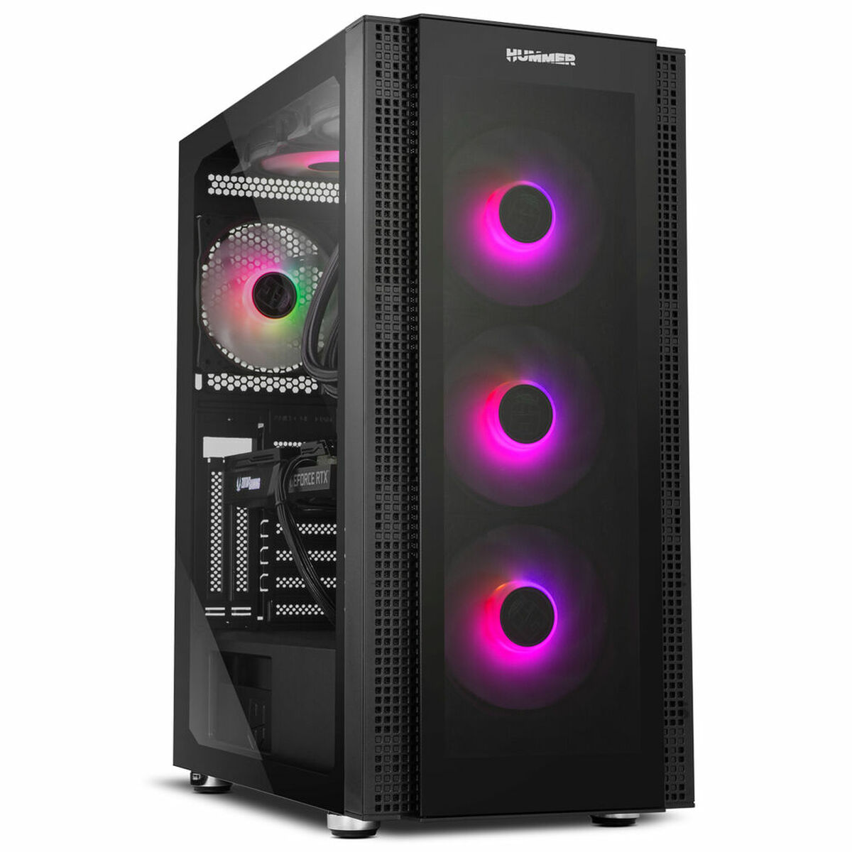 Case computer desktop ATX Nox-Xtreme 1 Nero E-ATX